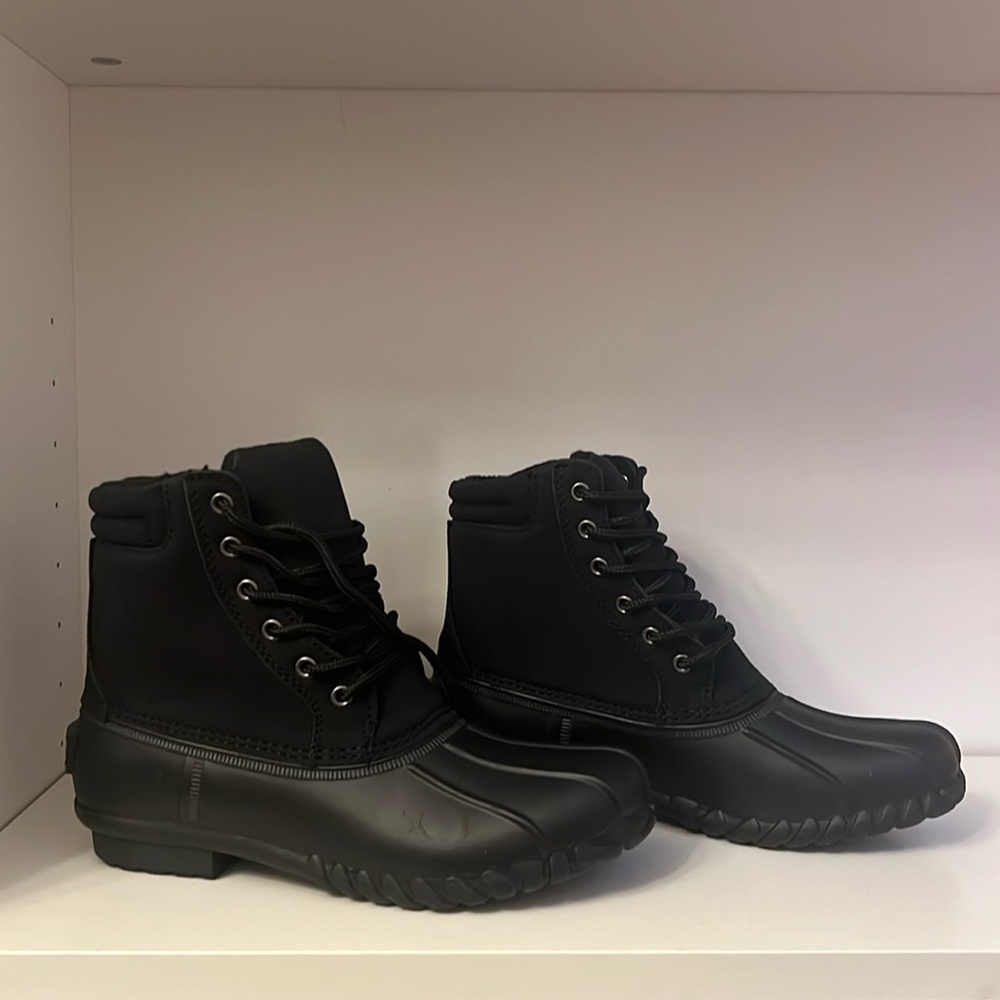 NORTIV 8 Women's Winter Duck Boots Waterproof Shell Insulated Rain Snow Boots